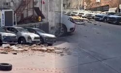 Kağıthane'de duvarın çökmesi sonucu 12 sıfır araç zarar gördü, hasar 30 milyon lira