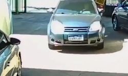 Kazanın Sonu Parkta Bitti: Trafikte İlginç Anlar Yaşandı