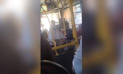 Malatya'da Halk Otobüsünde Yolcular Arasında Yumruklu Kavga Kamerada
