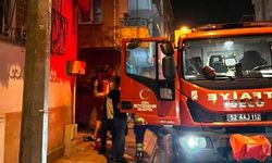 Ordu Fatsa'da Park Halindeki Motosiklette Yangın Çıktı