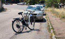Safranbolu'da otomobille çarpışan elektrikli bisiklet sürücüsü ağır yaralandı