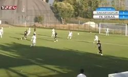 Sakaryaspor ile Sebail FK hazırlık maçında saha karıştı, kavga çıktı