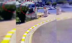 Ters Yöne Giren Kamyonun Neden Olduğu Zincirleme Kaza Kamerada