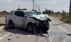 Aksaray'da traktör ile pikap çarpıştı, 2 kişi yaralandı
