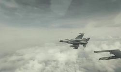 Amasya Merzifon'dan kalkan F-16'lar Karadeniz'de eğitim uçuşu yaptı