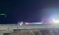 Ankara Polatlı'da Seyir Halindeki Tırda Yangın Çıktı