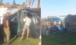 Antalya Manavgat'ta tur minibüsü, kamyonet ve otomobilin karıştığı kazada 17 kişi yaralandı
