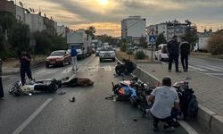 Aydın Efeler'de motosiklet kazasında 3 kişi yaralandı