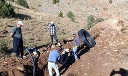Bayburt Çatıksu Köyünde İçme Suyu Sorunu İmece Usulüyle Çözülüyor
