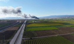 Bursa Yenişehir'de Siyah İncirlerin Bulunduğu Soğuk Hava Deposunda Yangın