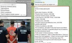 Bursa'da suç örgütlerine destek veren 10 kişi gözaltına alındı