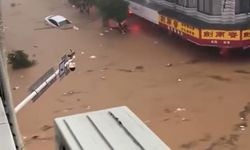 Çin'de Yoğun Sağanak Yağışlar Etkili Oluyor