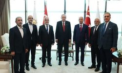 Cumhurbaşkanı Erdoğan, HÜDA PAR Genel Başkanı Yapıcıoğlu ile görüştü