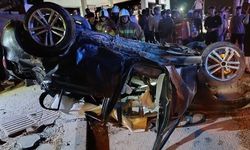 Defne'de Takla Atan Otomobilin Sürücüsü Yaralandı