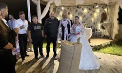 Düzce'de takı merasimi renkli görüntülere sahne oldu