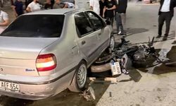 Elazığ'da otomobil ile motosikletin çarpışması sonucu 1 kişi yaralandı