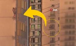 Esenyurt'taki otopark yangınında baba ve oğlu cam önünde kurtarılmayı bekledi