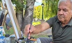 Eskişehir'de 73 yaşındaki ressam, hiç eğitim almadan resim yapıyor