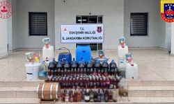 Eskişehir'de kaçak içki üretimi yapan şüpheli yakalandı