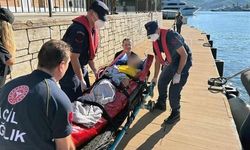 Fethiye açıklarında denizde rahatsızlanan 2 kişi tıbbi tahliye edildi
