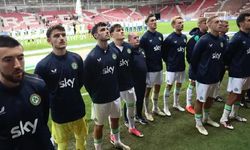 İrlanda-İsrail maçında İrlandalı futbolculardan milli marş protestosu