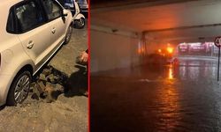 İstanbul ve Ankara'da Sağanak Etkisiyle Yollar Çöktü, Evler Su Baskınına Maruz Kaldı