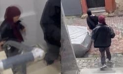 Kağıthane'de hırsızlık şüphesiyle yakalanan iki kadın ev sahibine tepki gösterdi