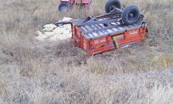 Kayseri'de traktör şarampole devrildi, sürücü yaşamını yitirdi