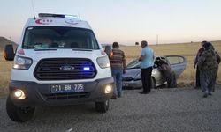 Kırıkkale'de Takla Atan Otomobilde 4 Kişi Yaralandı
