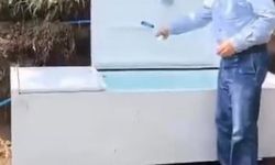 Kullanılmayan Buzdolabı Çeşmeye Dönüştürüldü
