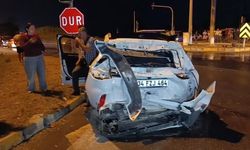 Manavgat'ta tırın devrilmesi sonucu 2 kişi yaşamını yitirdi