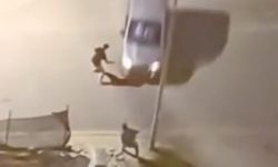 Mersin Anamur'da Kavga Sonrası Araç Çarpması ve Kaza Anı Kamerada