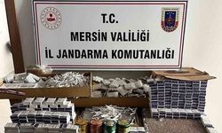 Mersin'de düzenlenen operasyonda 32 bin 120 makaron ele geçirildi