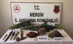 Mersin'de Jandarma Uyuşturucu Operasyonunda Çok Sayıda Madde Ele Geçirildi