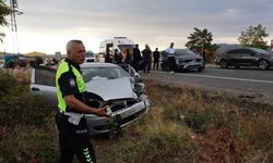 Nevşehir'de iki otomobilin çarpışması sonucu 6 kişi yaralandı