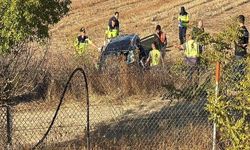 Tekirdağ'da otomobil takla atarak tarlaya devrildi: 1 kişi hayatını kaybetti, 2 yaralı var