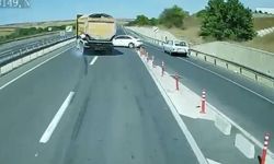 Tır şoförünün dikkati büyük bir kazayı önledi