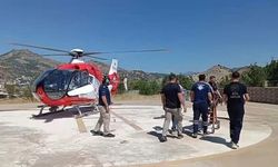 Tunceli'de Parmaklarından Yaralanan Kadın Ambulans Helikopterle Malatya'ya Sevk Edildi