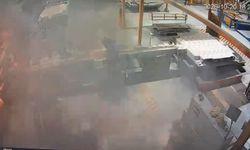Alüminyum fabrikasında yaşanan patlamanın görüntüleri paylaşıldı