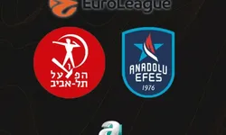 Anadolu Efes, EuroLeague 8. haftasında Hapoel Tel Aviv ile Sofya'da karşılaşıyor