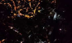 Ayazağa Mahallesi'nde Elektrik Kesintisi Havadan Kaydedildi