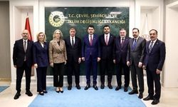 Bakan Murat Kurum, İzmir Büyükşehir Belediye Başkanı Cemil Tugay ile görüştü