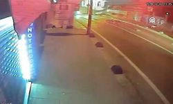 Beykoz'da meydana gelen trafik kazası güvenlik kamerasına yansıdı