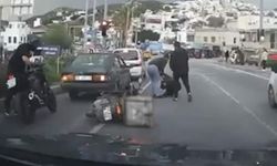 Bodrum'da trafikte kuryeye saldıran iki kişiye 360 bin TL ceza