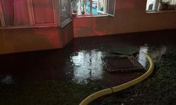 Bolu'da sağanak sonrası 6 daire su altında kaldı