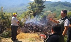 Burdur'da Çamlık Köyü'nde Orman Yangını Söndürüldü