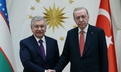 Cumhurbaşkanı Erdoğan, Özbekistan Cumhurbaşkanı Mirziyoyev ile Cumhurbaşkanlığı Külliyesi'nde görüştü