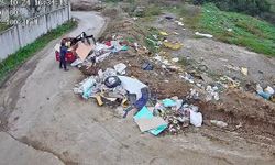 Düzce'de çevre kirliliği yapan kişi güvenlik kameralarıyla yakalandı