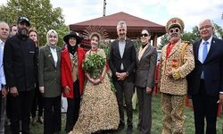 Edirne Meriç'te Alibeyköy Fıstık Hasadı Şenliği gerçekleştirildi