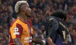 Galatasaray-Barcelona maçında Lamine Yamal ile Mario Lemina arasında kısa süreli gerginlik